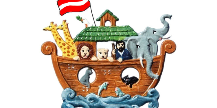 Arche Noah unter österreichischer Flagge